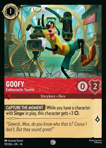 Goofy, Enthusiastic Tourist 111/204