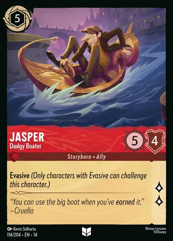 Jasper, Dodgy Boater 114/204