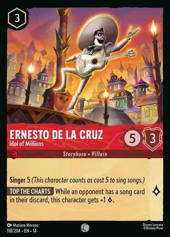 Ernesto de la Cruz, Idol of Millions 118/204