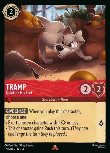 Tramp, Quick on His Feet 122/204