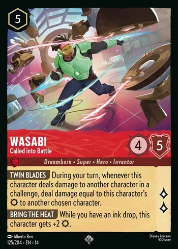 Wasabi, Called into Battle 125/204