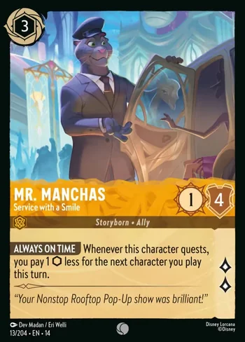 Mr. Manchas, Service with a Smile 13/204