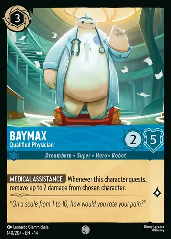 Baymax, Qualified Physician 140/204