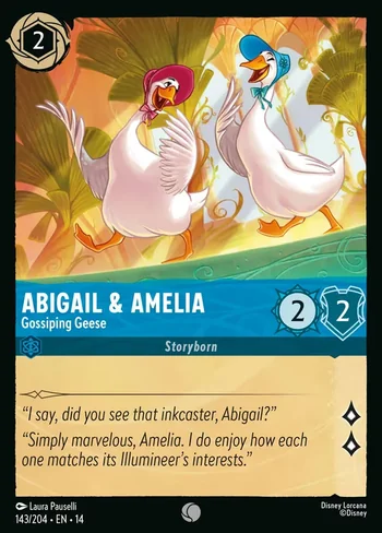 Abigail & Amelia, Gossiping Geese 143/204