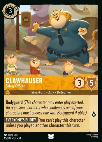 Clawhauser, Safety Officer 15/204