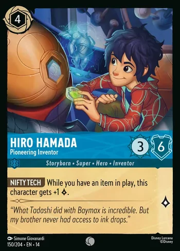 Hiro Hamada, Pioneering Inventor 150/204