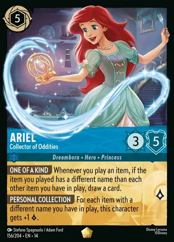 Ariel, Collector of Oddities 156/204, Lendária de Hyperia City