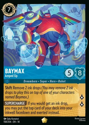 Baymax, Amped Up 158/204, Lendária de Hyperia City