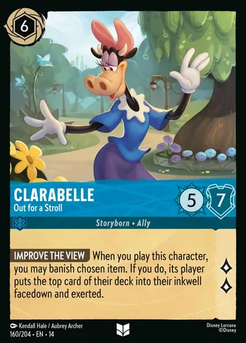 Clarabelle, Out for a Stroll 160/204