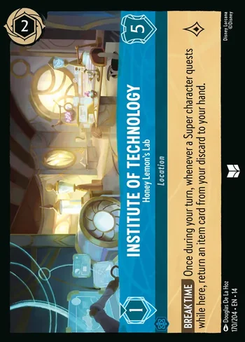 Institute of Technology, Honey Lemon's Lab 170/204