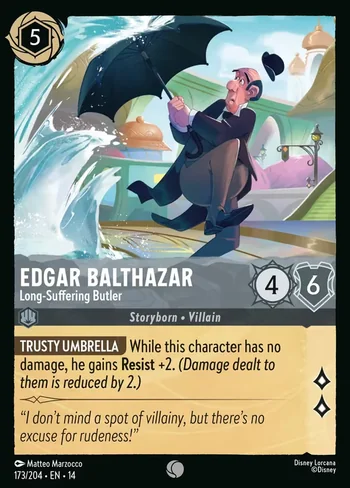 Edgar Balthazar, Long-Suffering Butler 173/204