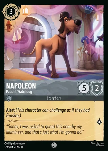 Napoleon, Patient Watchdog 179/204