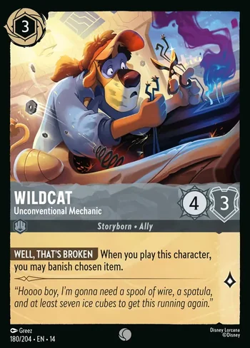 Wildcat, Unconventional Mechanic 180/204
