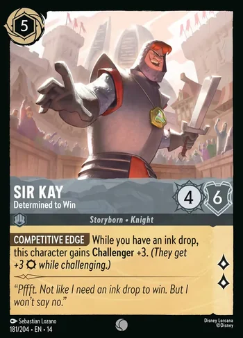 Sir Kay, Determined to Win 181/204