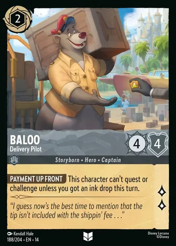 Baloo, Delivery Pilot 188/204