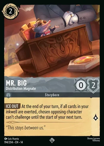 Mr. Big, Distribution Magnate 194/204