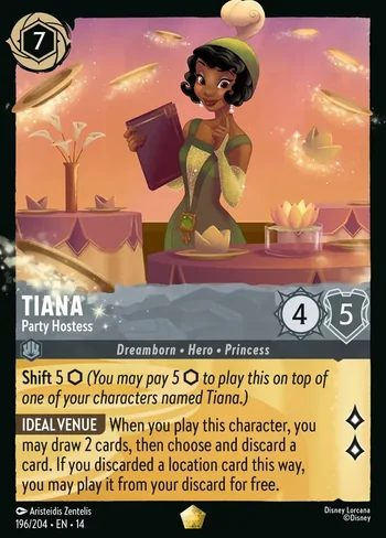 Tiana, Party Hostess 196/204, Lendária de Hyperia City