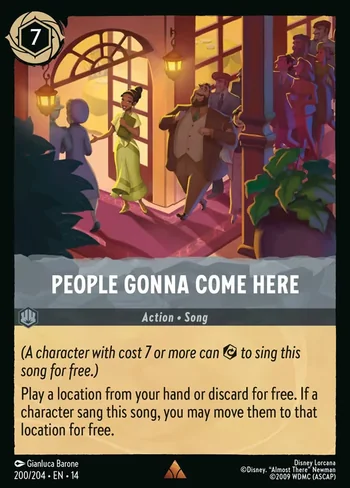People Gonna Come Here 200/204