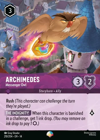 Archimedes, Messenger Owl 210/204, Epic de Hyperia City