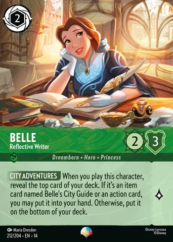 Belle, Reflective Writer 212/204, Epic de Hyperia City