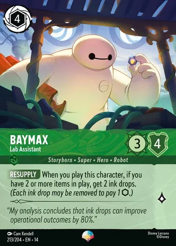 Baymax, Lab Assistant 213/204, Epic de Hyperia City