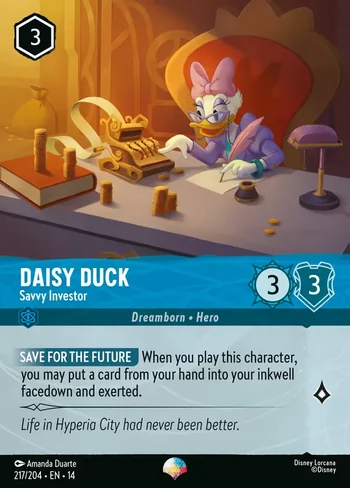 Daisy Duck, Savvy Investor 217/204, Epic de Hyperia City