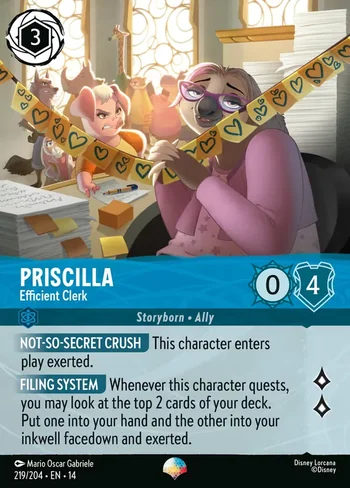Priscilla, Efficient Clerk 219/204, Epic de Hyperia City
