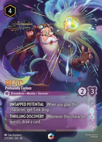Merlin, Profoundly Curious 227/204, Enchanted de Hyperia City