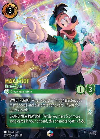 Max Goof, Karaoke Star 229/204, Enchanted de Hyperia City