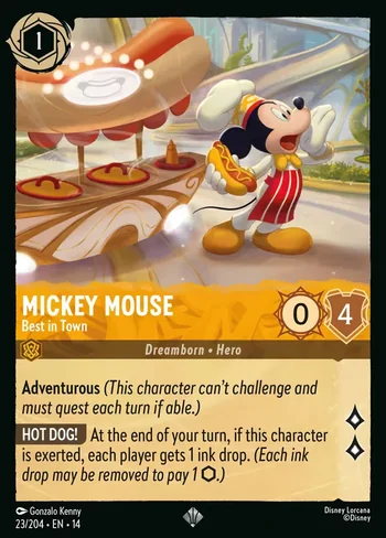 Mickey Mouse, Best in Town 23/204