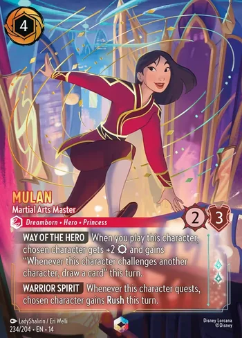Mulan, Martial Arts Master 234/204, Enchanted de Hyperia City