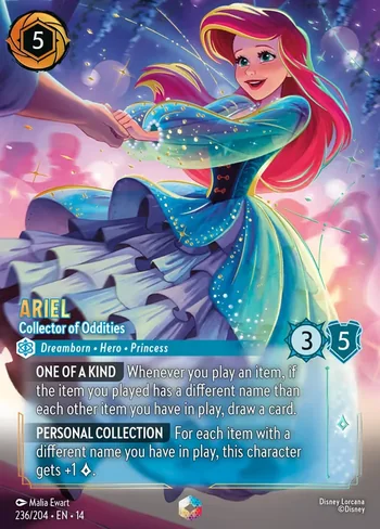 Ariel, Collector of Oddities 236/204, Enchanted de Hyperia City