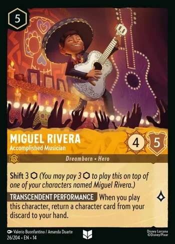 Miguel Rivera, Accomplished Musician 26/204