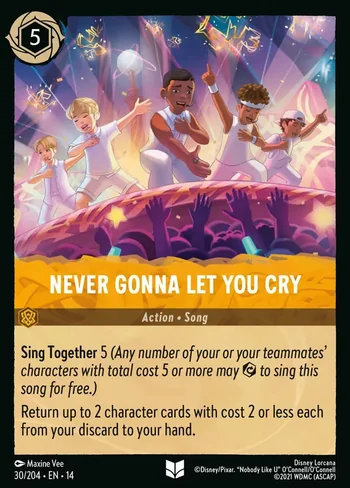 Never Gonna Let You Cry 30/204