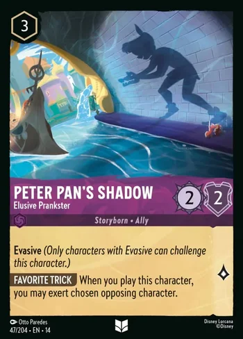 Peter Pan's Shadow, Elusive Prankster 47/204