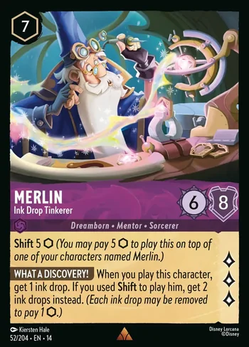 Merlin, Ink Drop Tinkerer 52/204