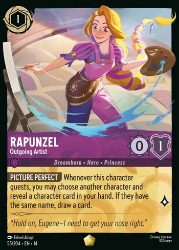 Rapunzel, Outgoing Artist 55/204, Lendária de Hyperia City