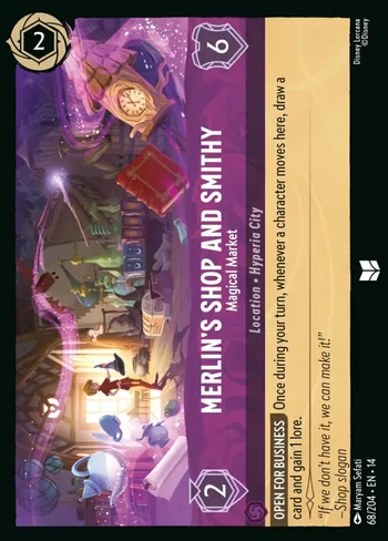 Merlin's Shop and Smithy, Magical Market 68/204