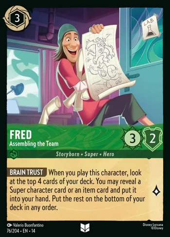 Fred, Assembling the Team 76/204