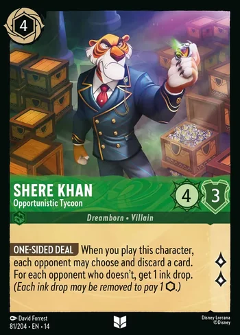 Shere Khan, Opportunistic Tycoon 81/204