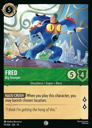 Fred, Big Stomper 91/204