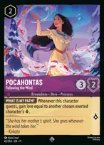 Pocahontas, Following the Wind