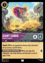 Giant Cobra, Ghostly Serpent