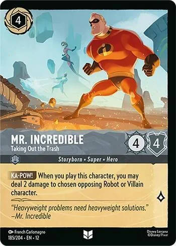 Mr. Incredible, Taking Out the Trash 185/204