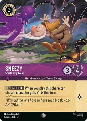 Sneezy, Startlingly Loud 42/204