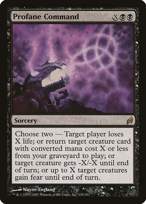 Profane Command 135/301