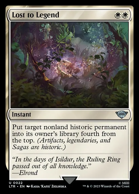 Lost to Legend 022/321