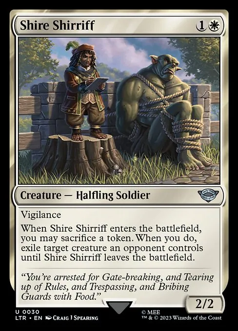 Shire Shirriff 030/321