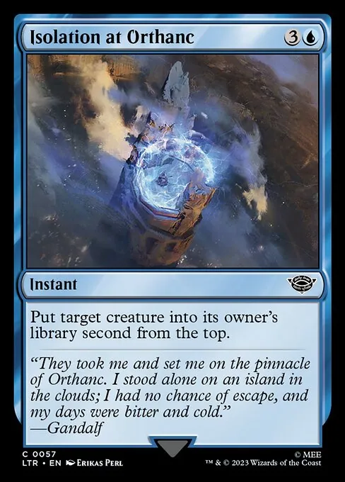 Isolation at Orthanc 057/321