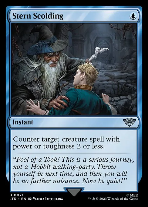 Stern Scolding 071/321